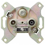 Розетка телевизионная TV+FM+SAT оконечная Gira механизм