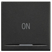 Axolute Клавиши с символами для системы автоматизации для 1 функции - 2 модуля, ON, цвет антрацит