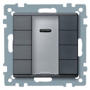 SM,4 КН. ВЫКЛ PLUS С ИК-ПРМ., АНТРАЦИТ
