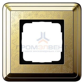 Рамка 1-ая Gira ClassiX Art Латунь/Латунь