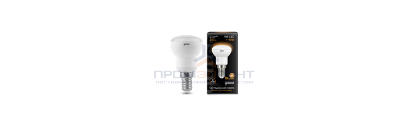 Лампа Gauss LED Reflector R39 E14 4W 2700K 1/10/50