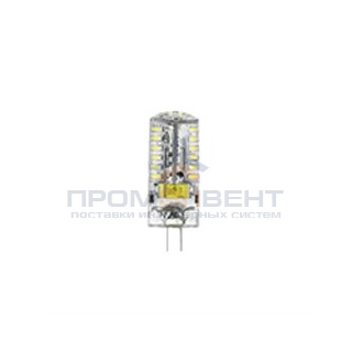 Лампа Gauss G4 12V 3W 230lm 2700K силикон LED 1/10/200