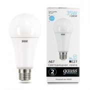 Лампа Gauss Elementary A67 35W 2790lm 6500K E27 LED 1/10/50