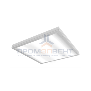 Светодиодный светильник "ВАРТОН" медицинский 595*595*55мм с опаловым рассеивателем 27 ВТ 4000К IP54