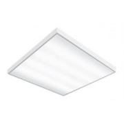 Светодиодный светильник "ВАРТОН" офисный накладной 595*595*50 мм 36 ВТ 6500К с функцией аварийного освещения класс защиты IP40