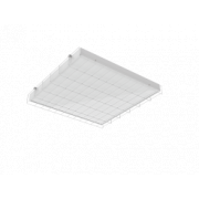 Светодиодный светильник "ВАРТОН" спортивный накладной 595*620*65мм 54 ВТ 4000К IP40 с защитной сеткой с функцией аварийного освещения