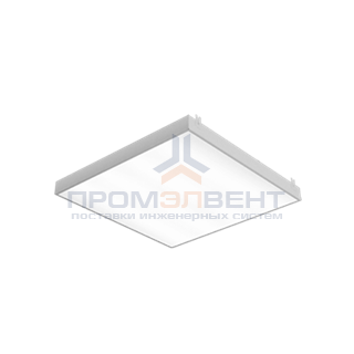 Светодиодный светильник "ВАРТОН" грильято 588*588*50мм 36 ВТ 4000К с планками для подвеса
