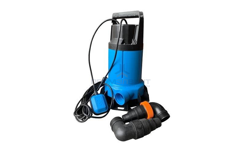 Насос дренажный ДЖИЛЕКС Дренажник 350/17 (1200 Вт, Qmax 350 л/мин, Hmax 17 м, 1x220В, кабель 10 м)