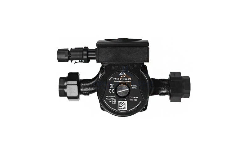 Насос циркуляционный Aquario PRIME-B1-256-180 - 0.45 кВт (однофазный, Hmax - 6 м, Qmax - 3.7 м³/ч)