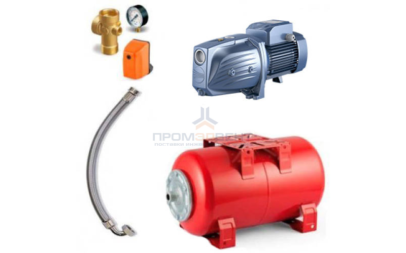 Насосная станция Pedrollo HYDROFRESH JSWm 3CM -N-24CL - 1,10кВт (Qmax 120 л/мин, 1x230В)