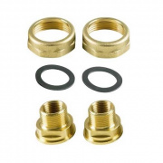 Трубное присоединение для насосов Grundfos - G1"1/4 × Rp1/2"IG / R3/4"AG (латунь, комплект 2 шт)