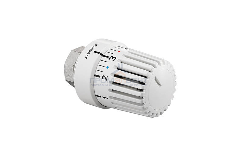 Головка термостатическая Oventrop Uni LH - M30x1.5 (7-28°C, цвет белый, с мемо-шайбой)