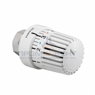 Головка термостатическая Oventrop Uni LH - M30x1.5 (7-28°C, цвет белый, с мемо-шайбой)