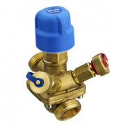 Клапан балансировочно-регулирующий Danfoss - AQT 1"1/4" (НР/НР, PN16, Tmax 120°C, c измер.ниппелями)