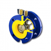 Клапан обратный дисковый Zetkama 408 A - Ду250 (ф/ф, PN16, Tmax 70°C, исполнение №53)