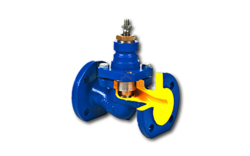 Клапан регулирующий Zetkama 227A - Ду40 (Ф/Ф, PN16, Tmax-150°C, серый чугун, исполнение №80-H)