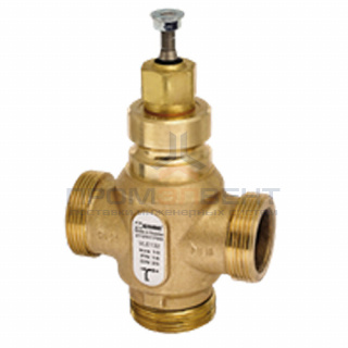 Клапан регулирующий трёхходовой ESBE VLE132 - DN20 (1" 1/4" НР/НР/НР, PN 16, Kvs 6.3, Tmax. 150°C, бронза)