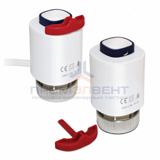 Сервопривод термоэлектрический SALUS Controls EXPERT RF - T30NC24 M30x1.5 (230В, цвет белый)