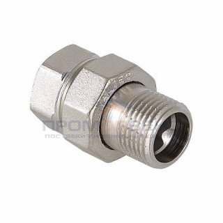 Сгон разъемный VALTEC VTr.341 - 1"1/4 (резьба внутренняя/наружная, латунь никелированная)