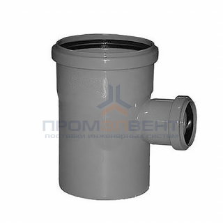 Тройник 87° редукционный для внутренней канализации Valsir - 110 x 40