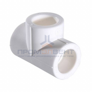 Тройник VALTEC VTp.731 - 75 (для полипропиленовых труб под пайку, цвет белый)