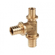 Тройник переходной REHAU PLATINUM - 32 x 25 x 25 (бронза, для труб из сшитого полиэтилена RAUTITAN)