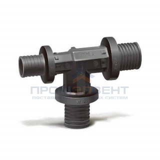 Тройник переходной Varmega Slide-fit - 20 x 20 x 16 (для труб из сшитого полиэтилена)