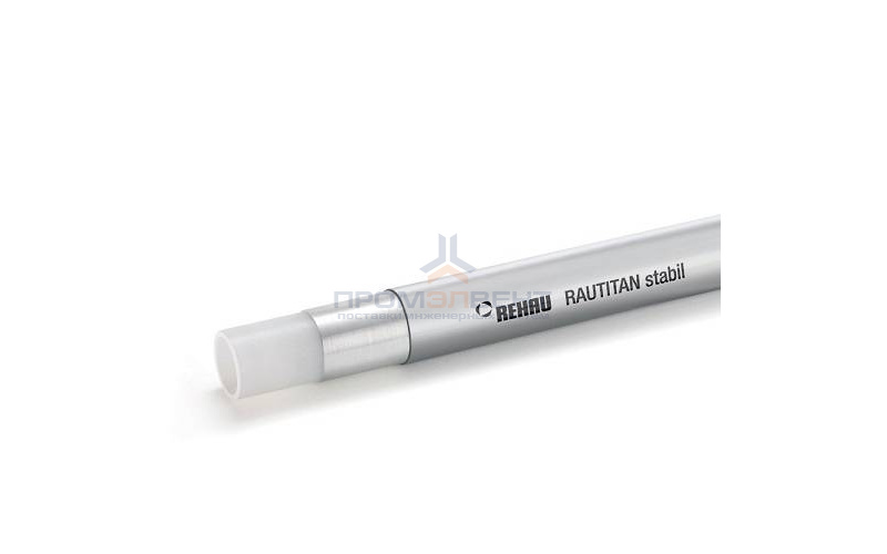 Труба из сшитого полиэтилена REHAU RAUTITAN stabil - 20x2,9 (PE-Xc/AI/PE, отрезок кратный 10 м.)