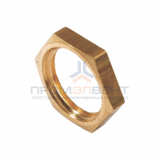 Контргайка латунная резьбовая STOUT - 3/4"