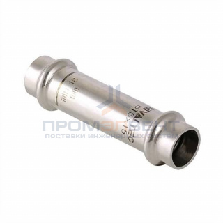Муфта надвижная VALTEC VTi.904 - 18 (прессовая, для труб из нержавеющей стали)