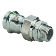 Муфта разъемная Viega Sanpress Inox 2365 - 22 x 1" (нержавеющая сталь)