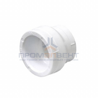 Муфта редукционная Fusitek - 63 x 40 (для полипропиленовых труб под пайку, цвет белый)