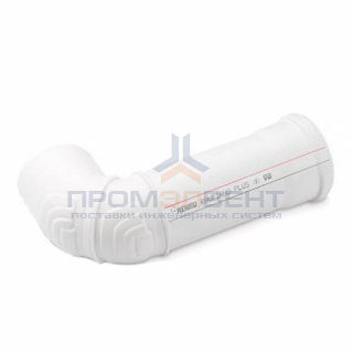 Отвод 45° с удлинением для манжеты REHAU RAUPIANO PLUS - 75 (для системы внутренней канализации)