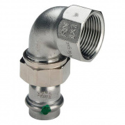 Отвод 90° разъемный Viega Sanpress Inox 2355 - 22 x 1" (нержавеющая сталь)