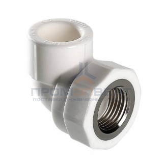 Переход на внутреннюю резьбу угловой VALTEC VTp.752 - 32 x 3/4" (для полипропиленовых труб, белый)