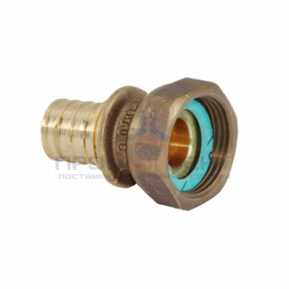 Переход на накидную гайку REHAU RX - 20 x 1/2" (бронза, для труб из сшитого полиэтилена RAUTITAN)