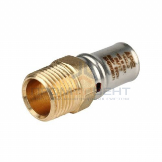 Переход на наружную резьбу STOUT - 32 x 1" (прессовой, для металлопластиковых труб)