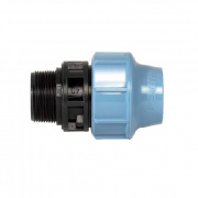 Переход на наружную резьбу UNIDELTA 1003 - 32 x 1" (винтовой, для труб ПНД, резьба пластиковая)