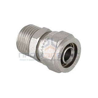 Переход на наружную резьбу VALTEC VTm.301 - 20 x 3/4" (винтовой, для металлопластиковых труб)