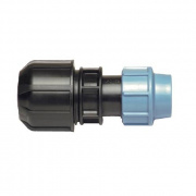 Переход на универсальное присоединение UNIDELTA 1033 - 25 x 27/35 (винтовой, для труб ПНД)