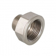 Переход с внутренней резьбы на наружную VALTEC VTr.592 - 1/2" х 3/8" (латунь никелированная)