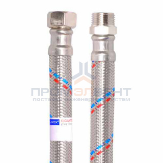 Подводка для воды гибкая Industrias Mateu GIGANTE (Гайка/Штуцер) - 3/4" (длина 600 мм)