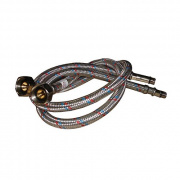 Подводка под смеситель гибкая iMperial (Гайка/Штуцер) - 1/2" x 3/8" (пара, длина 1000 мм)