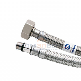 Подводка под смеситель гибкая Mateu GRIFERIA (Штуцер/Гайка) - М10-1-18 x 1/2" (длина 600 мм)