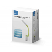 12-40 Светодиодный светильник с держателем, с USB адаптером, 6 Вт, цвет корпуса зеленый, 200Лм,  5500-6000К