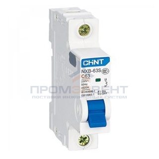 Автоматический выключатель Chint NXB-63S 1P 16А 4.5kA х-ка D (R) (автомат электрический)