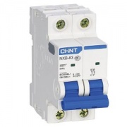 Автоматический выключатель Chint NXB-63S 2P 6А 4.5kA х-ка C (R) (автомат электрический)