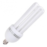 Лампа энергосберегающая ESL 4U14 65W 6400K E27 3300lm d72x235mm холодная