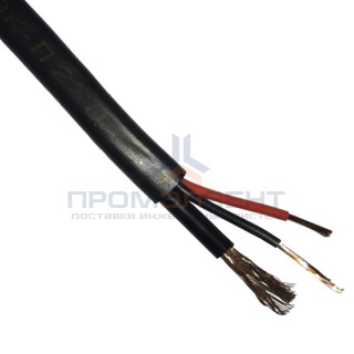 Кабель видеонаблюдения на базе РК 75-2-122 КВК-П-2x0,5М внешний [бухта 200м]