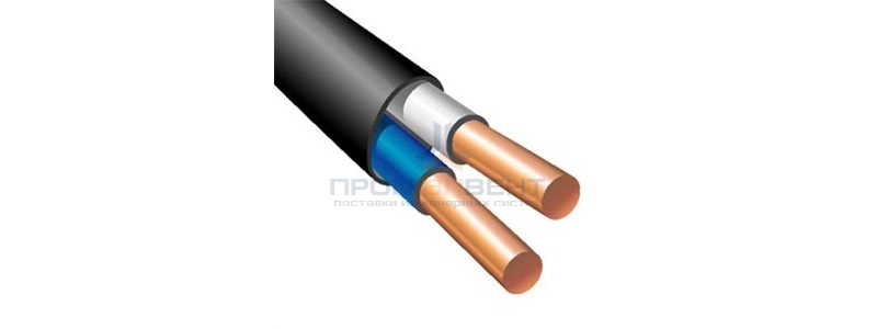 Кабель силовой ВВГнг(А) 2х6,0 плоский ГОСТ 31996 (Электрокабель НН)